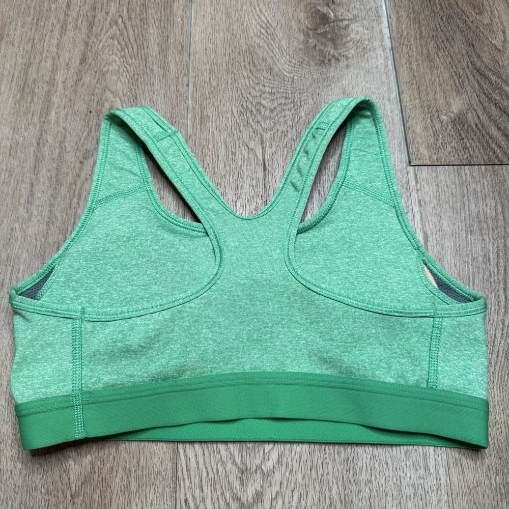 Nike Pro Green Padded Racerback Sports Bra Size Small